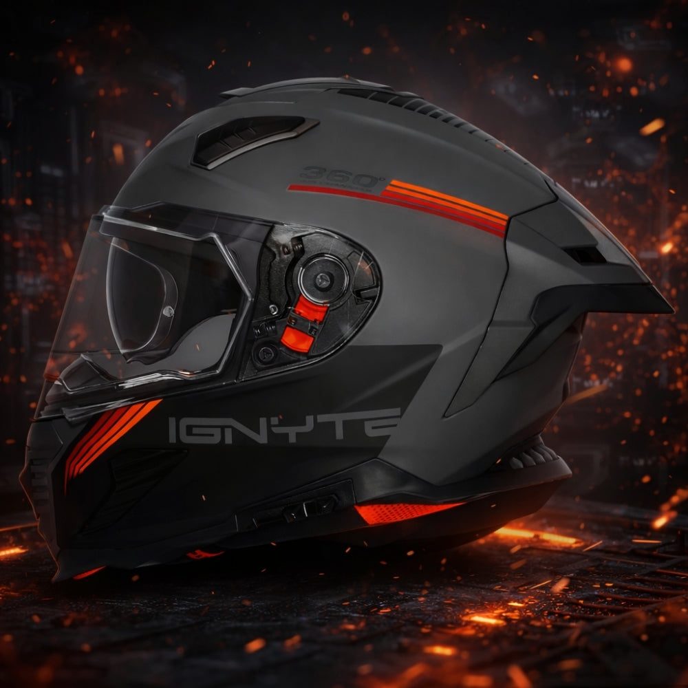 Ignyte IGN-16 Sport Helmet – Matte Black Red Edition