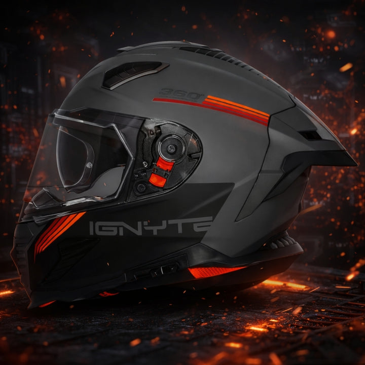 Ignyte IGN-16 Sport Helmet – Matte Black Red Edition