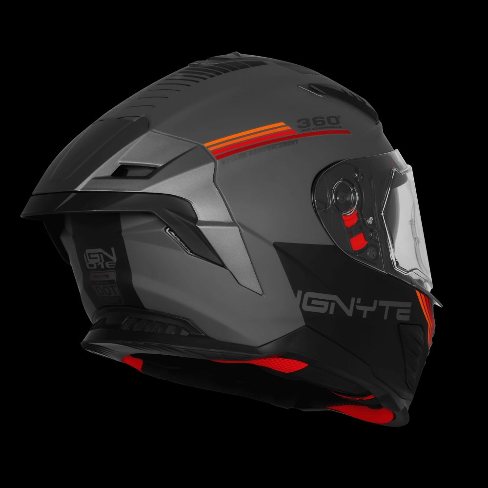 Ignyte IGN-16 Sport Helmet – Matte Black Red Edition