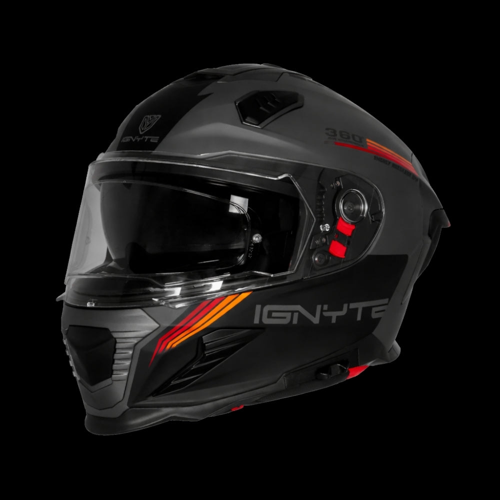 Ignyte IGN-16 Sport Helmet – Matte Black Red Edition