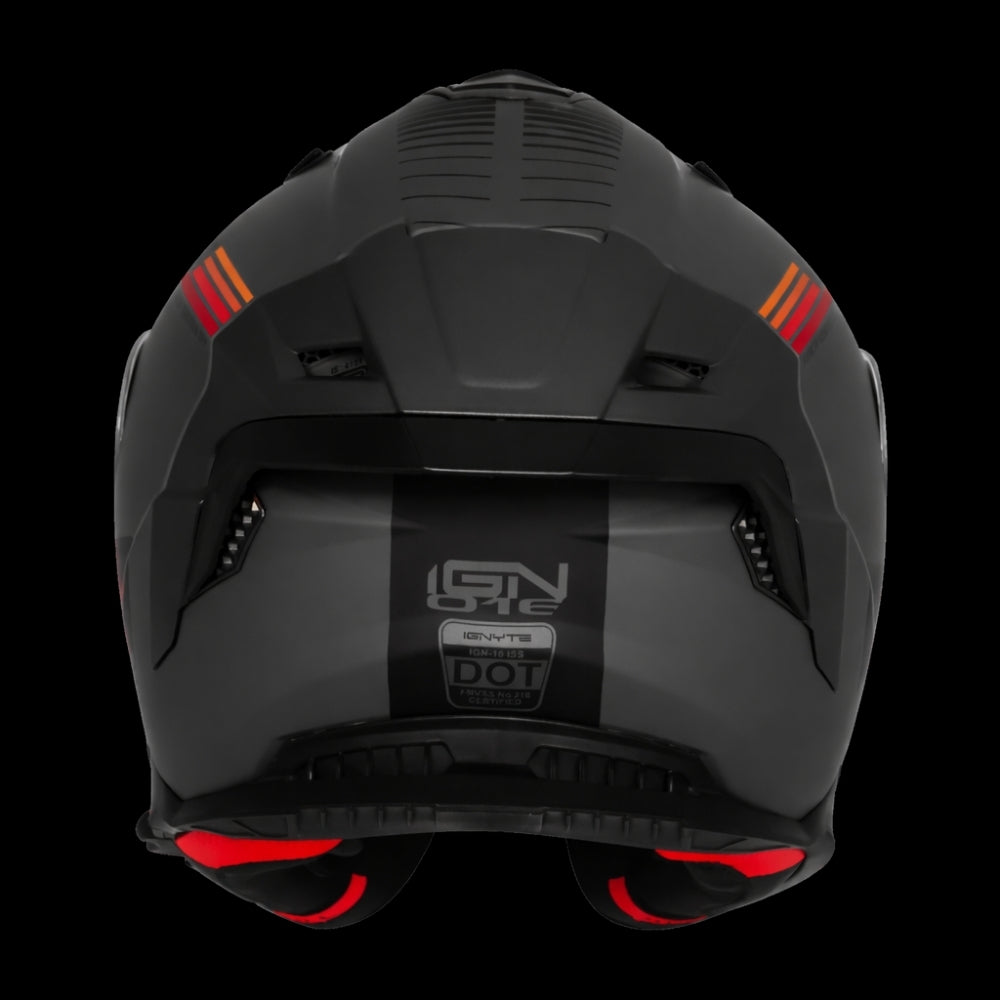 Ignyte IGN-16 Sport Helmet – Matte Black Red Edition