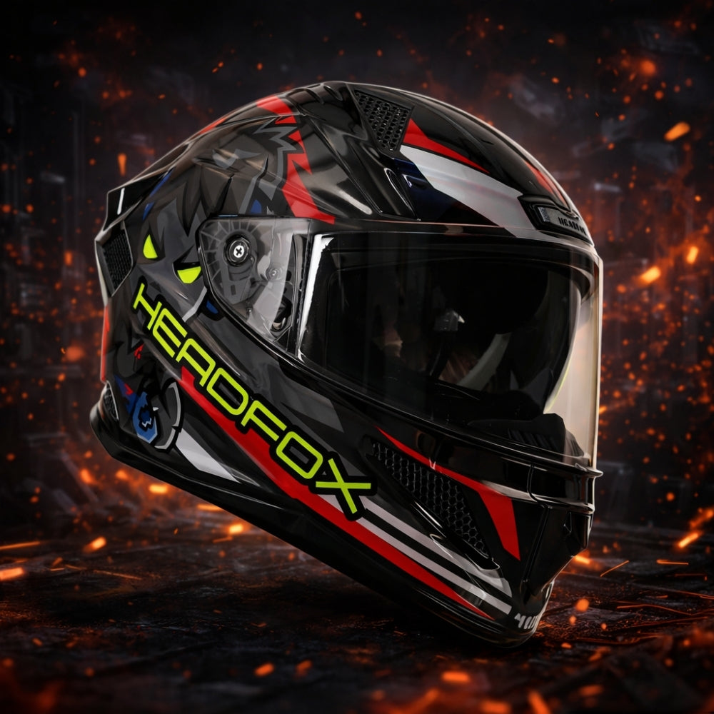 Headfox Shady Smart Bluetooth Helmet with Voice Assist & Navigation – Full Face