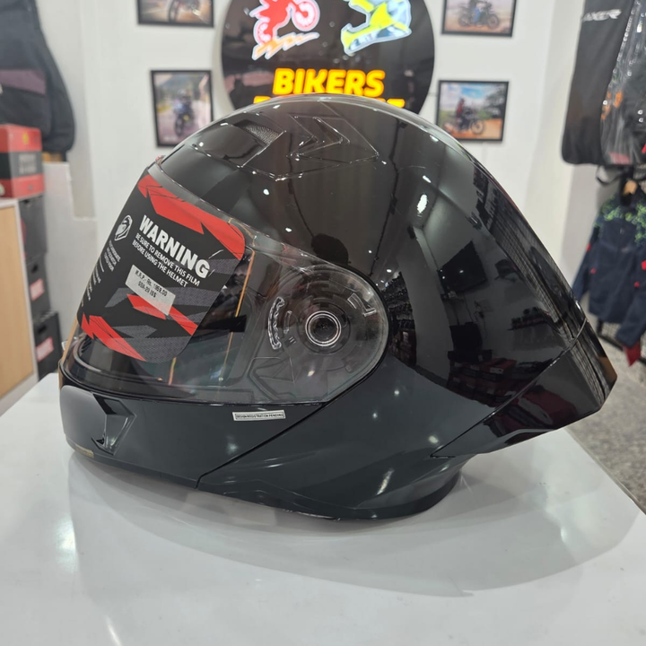 Steelbird SBA-20 7Wings Flip-Up Helmet – Matte Black