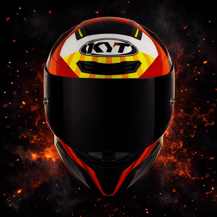 KYT TT Revo Flux Full Face Helmet – Gloss Multicolor