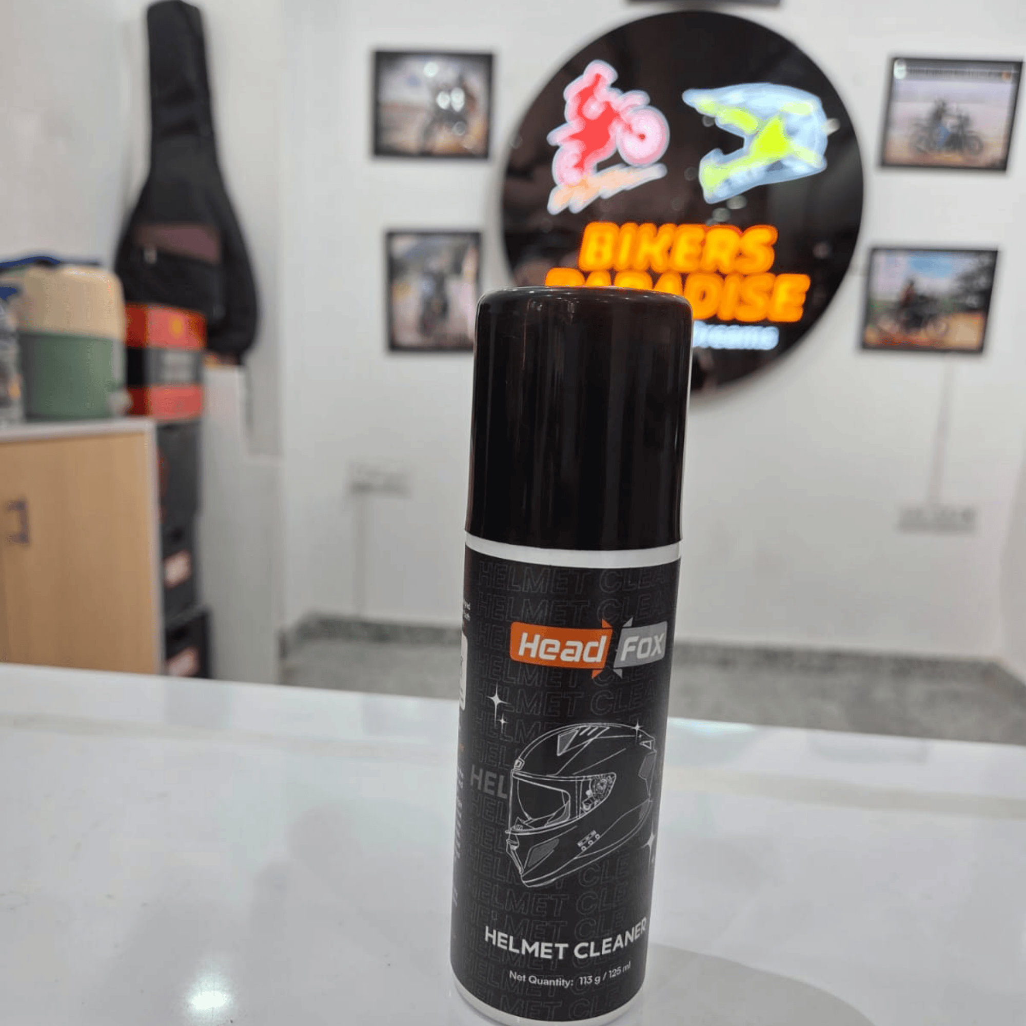 HeadFox Anti-Bacterial Helmet Cleaner Spray – 125ml