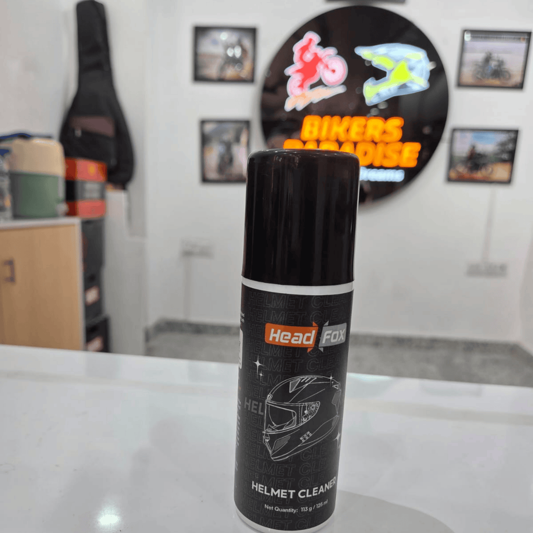HeadFox Anti-Bacterial Helmet Cleaner Spray – 125ml