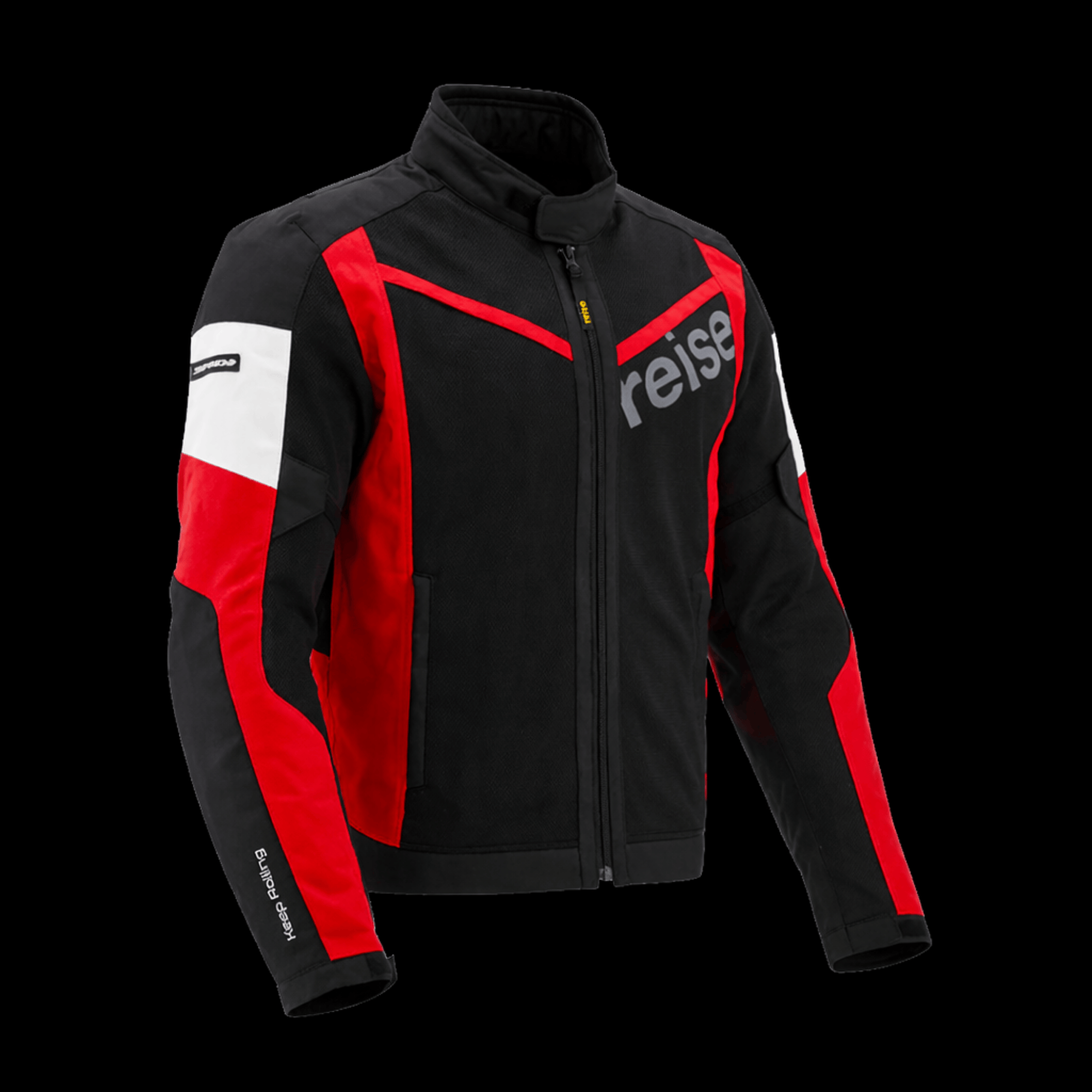 Reise Diablo Motorcycle Riding Jacket – Red Black
