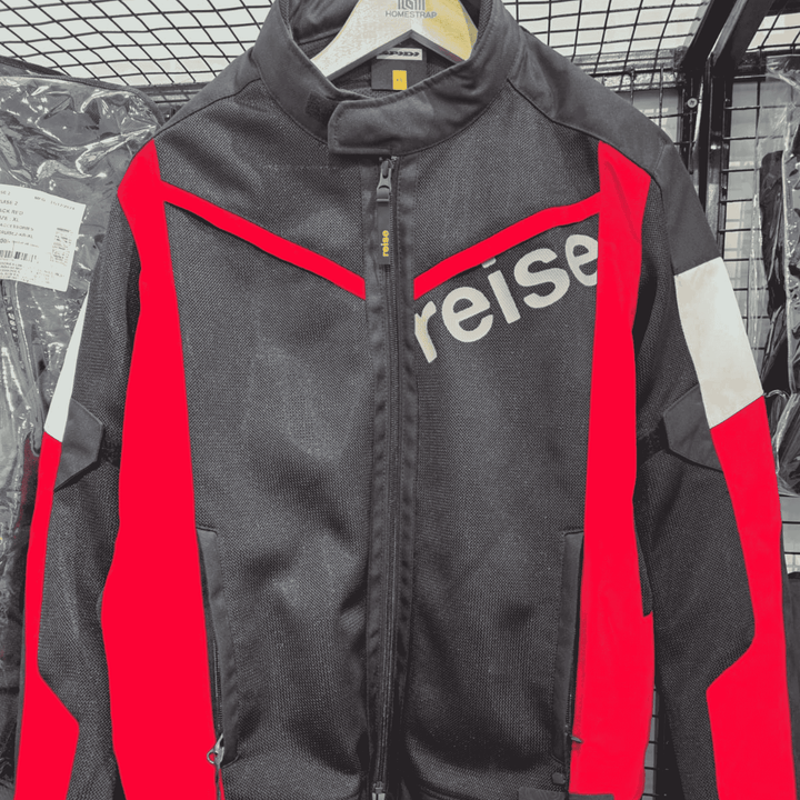 Reise Diablo Motorcycle Riding Jacket – Red Black