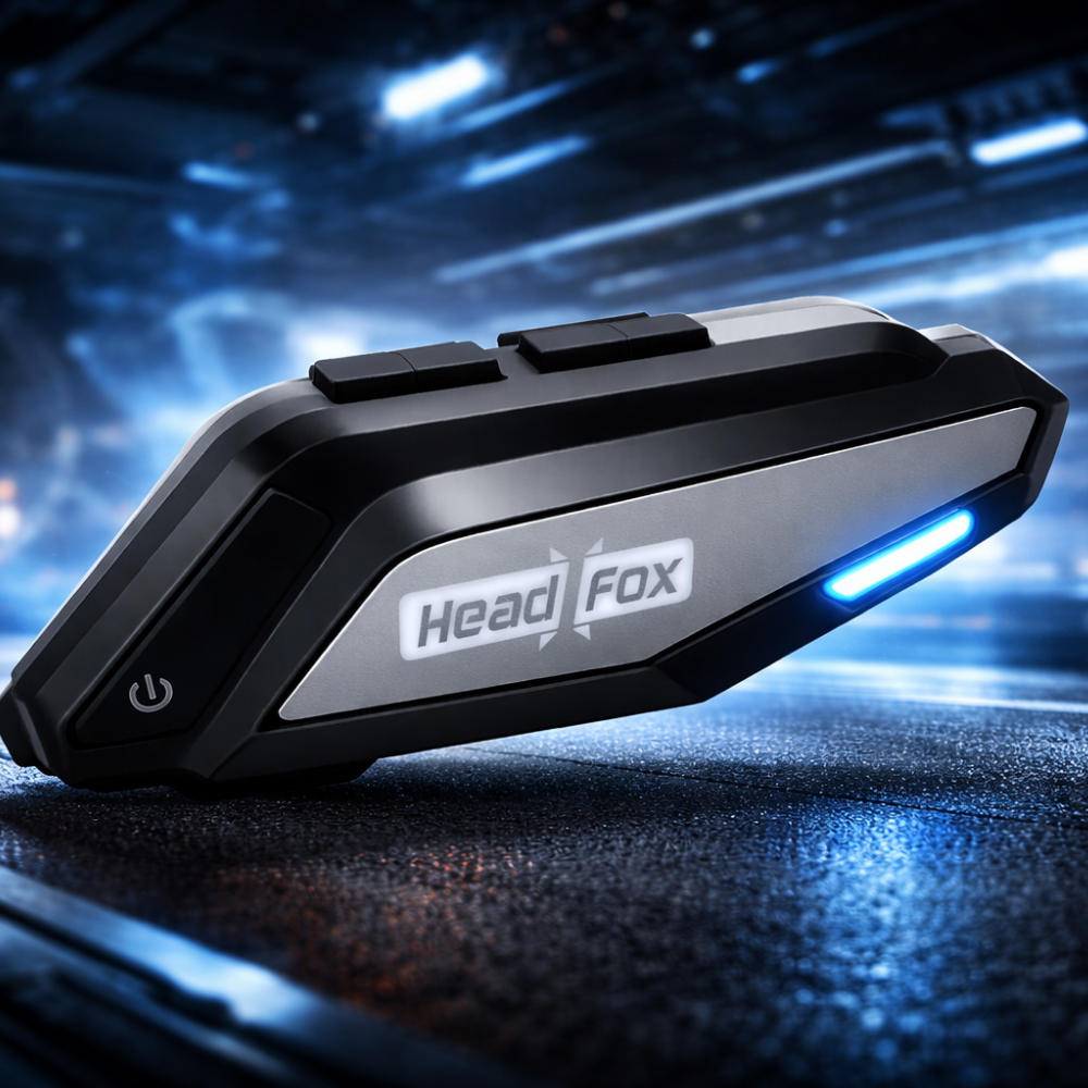 HeadFox F20 Smart Helmet Bluetooth Intercom – Universal Fit
