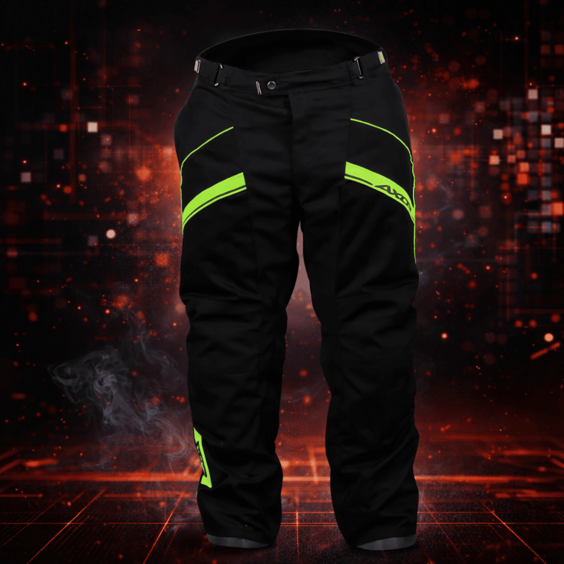 Axor Delta Motorcycle Riding Pants – Black Neon Yellow