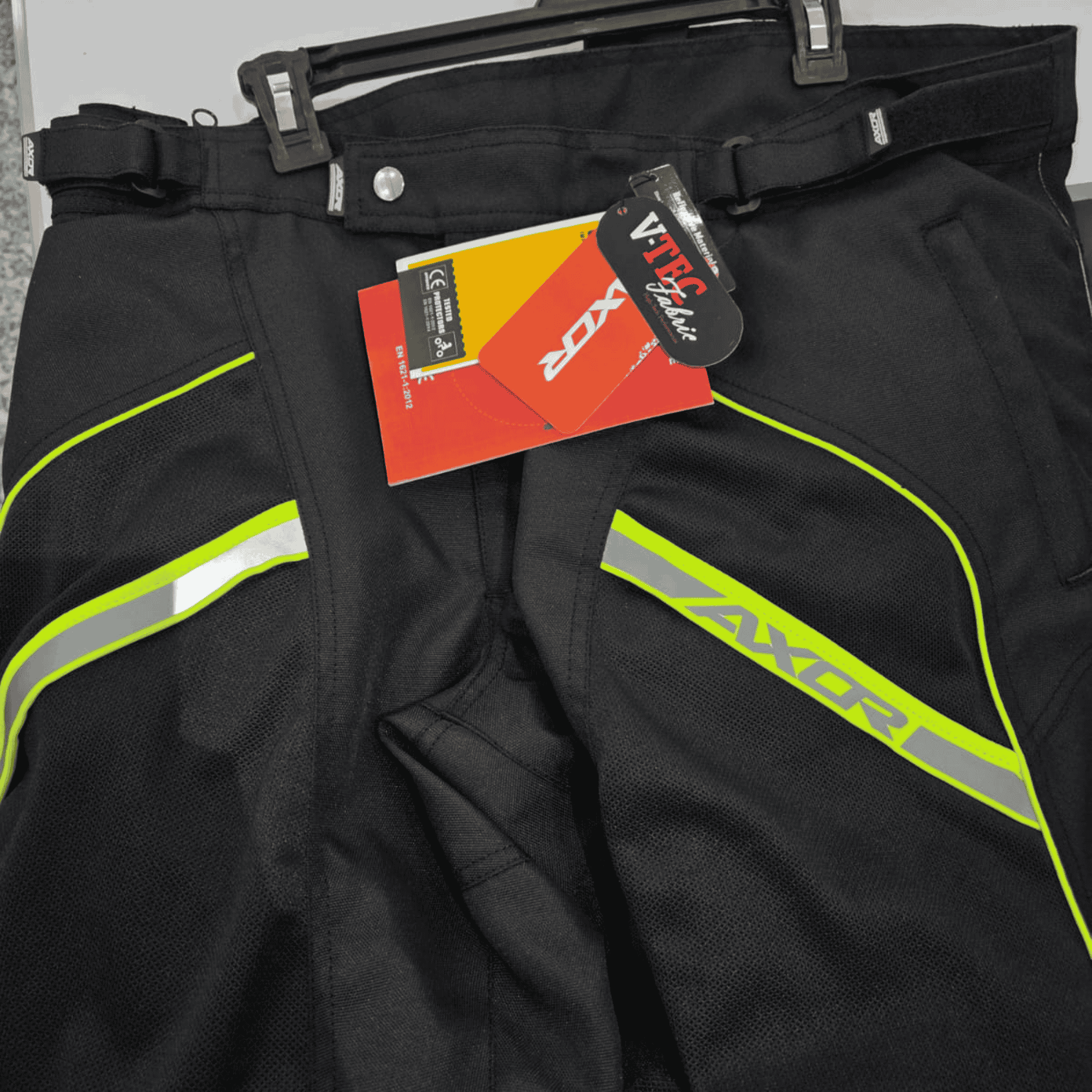Axor Delta Motorcycle Riding Pants – Black Neon Yellow