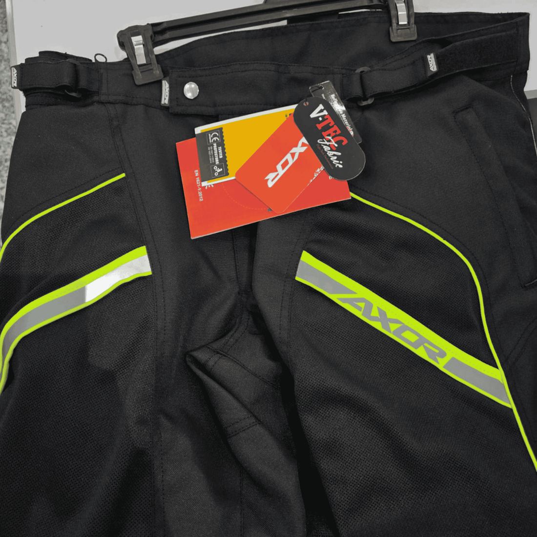 Axor Delta Motorcycle Riding Pants – Black Neon Yellow