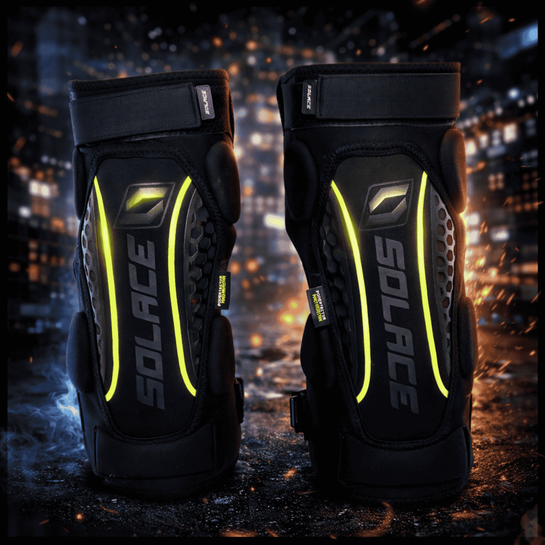 Solace Riding Knee Guards – Protective Motorcycle Knee Armor