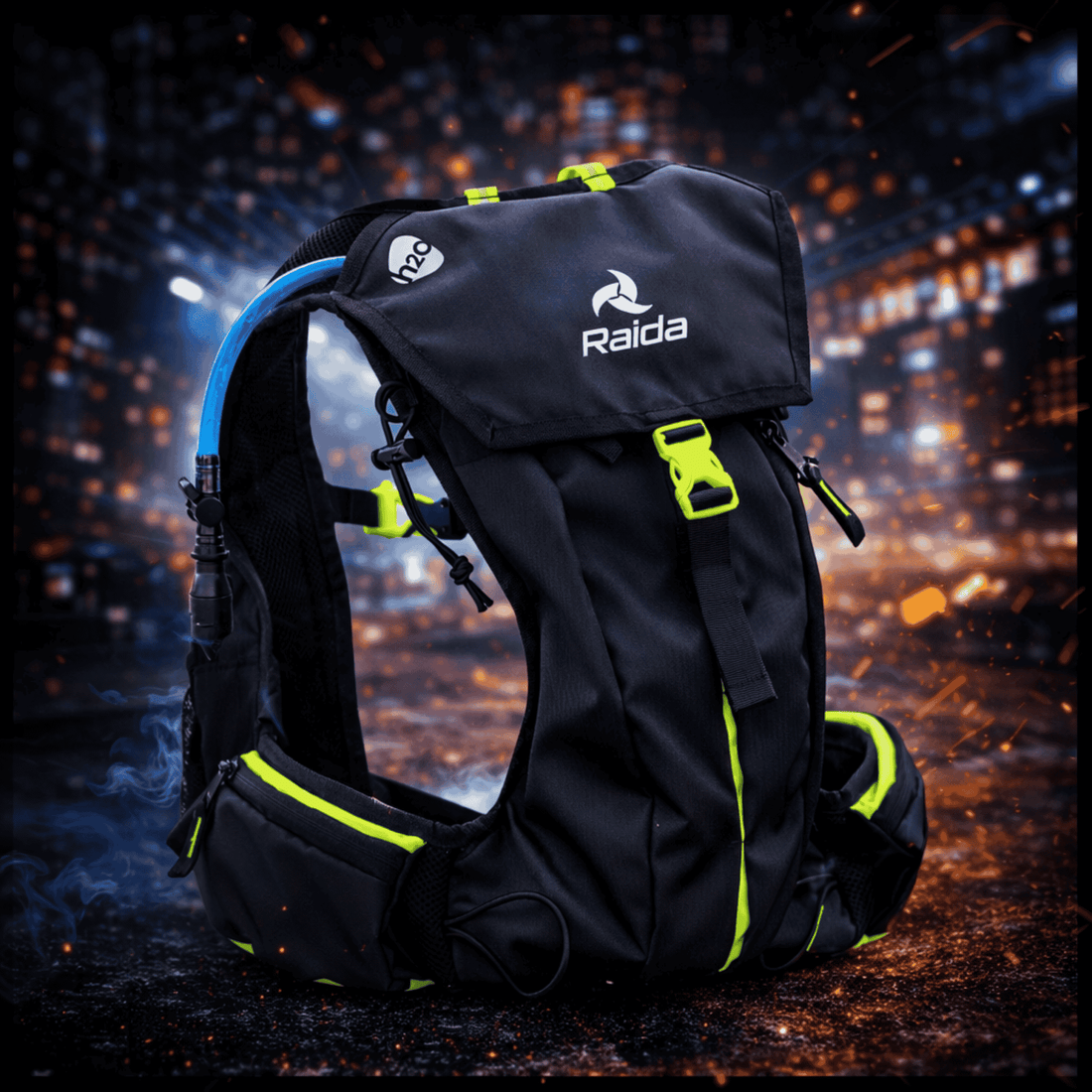 Raida Hydration Backpack with 2L Water Bladder