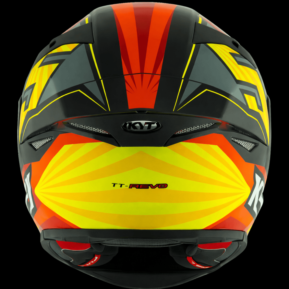 KYT TT Revo Flux Full Face Helmet – Gloss Multicolor