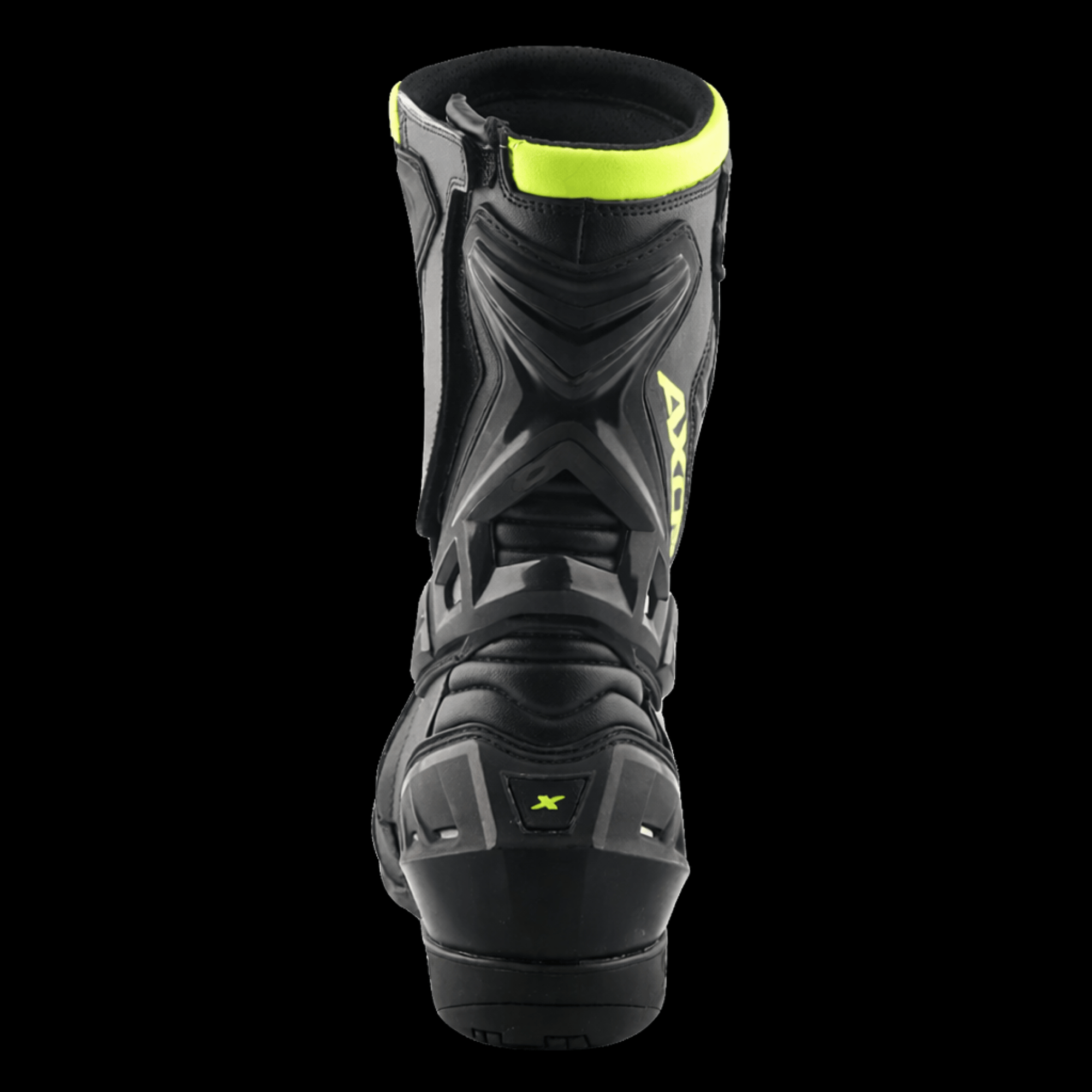 Axor Slipstream Pro Riding Boots – Black Neon Green