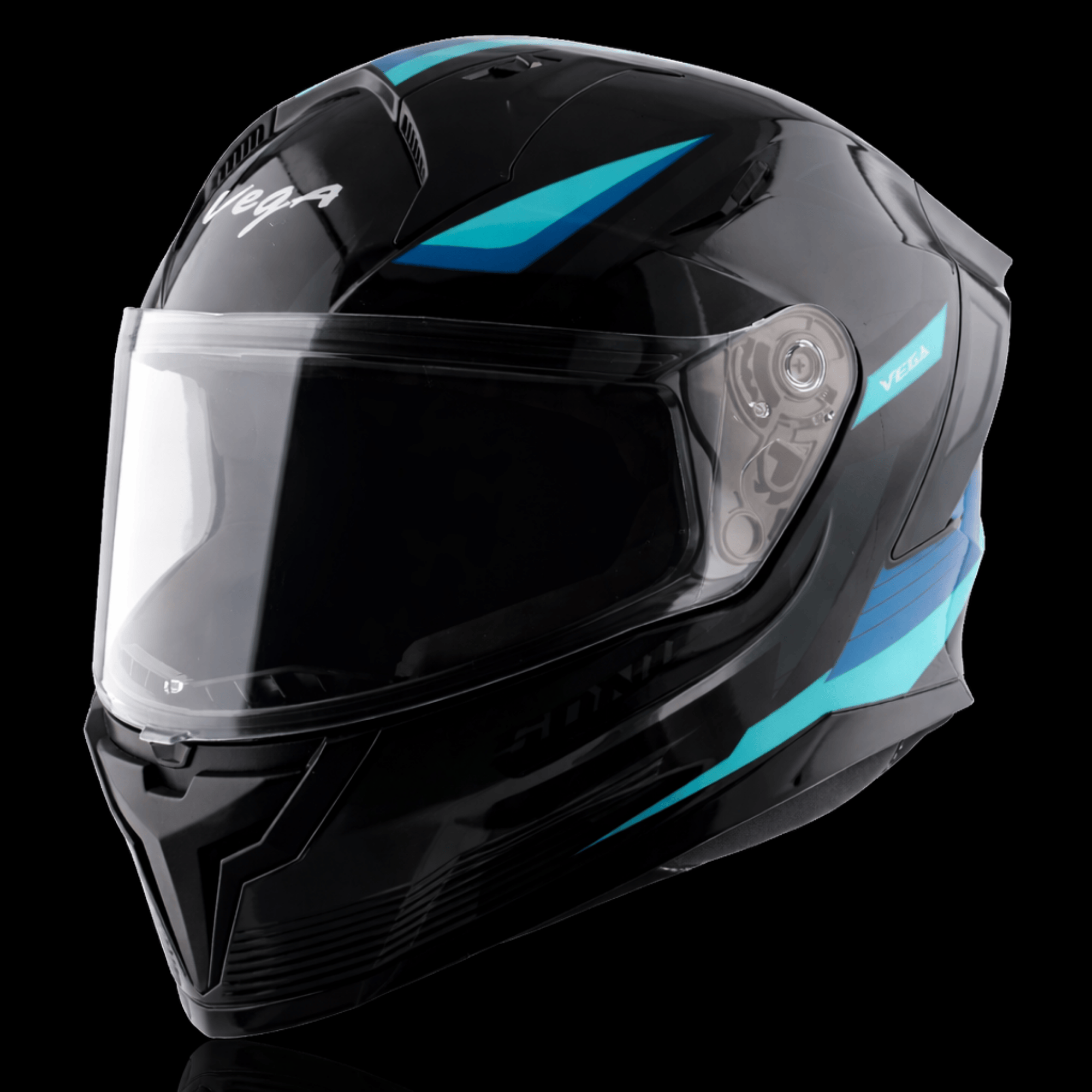 Vega Sonic Trigger Full Face Motorcycle Helmet – Matte Dual Tone