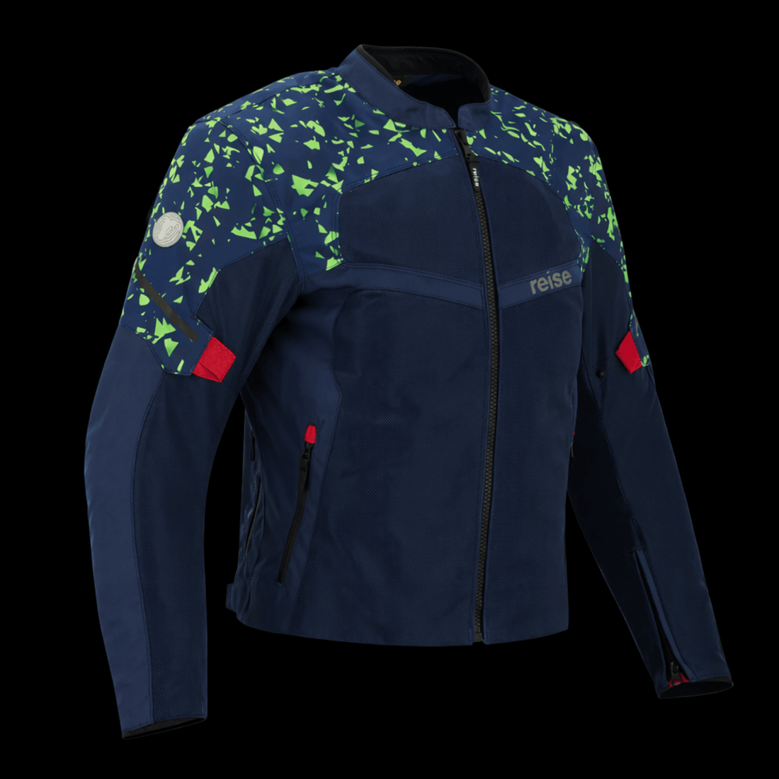 Reise Dalton Motorcycle Riding Jacket – Green Blue