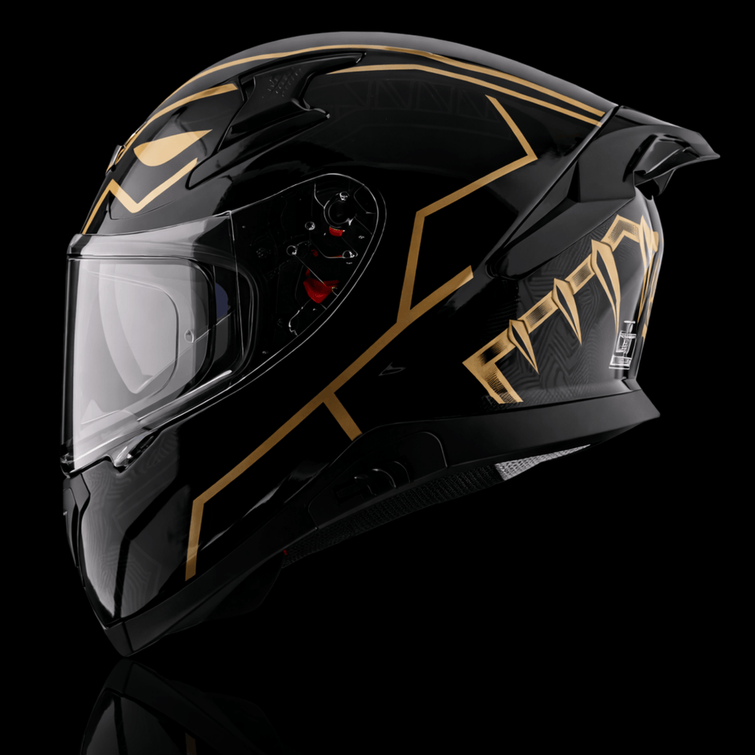 agv black panther helmet Marvel Legends Electronic Roleplay | Marvel Legends Gear Life Size Prop Replica Electronic Helmet HJC RPHA 70 Black Panther