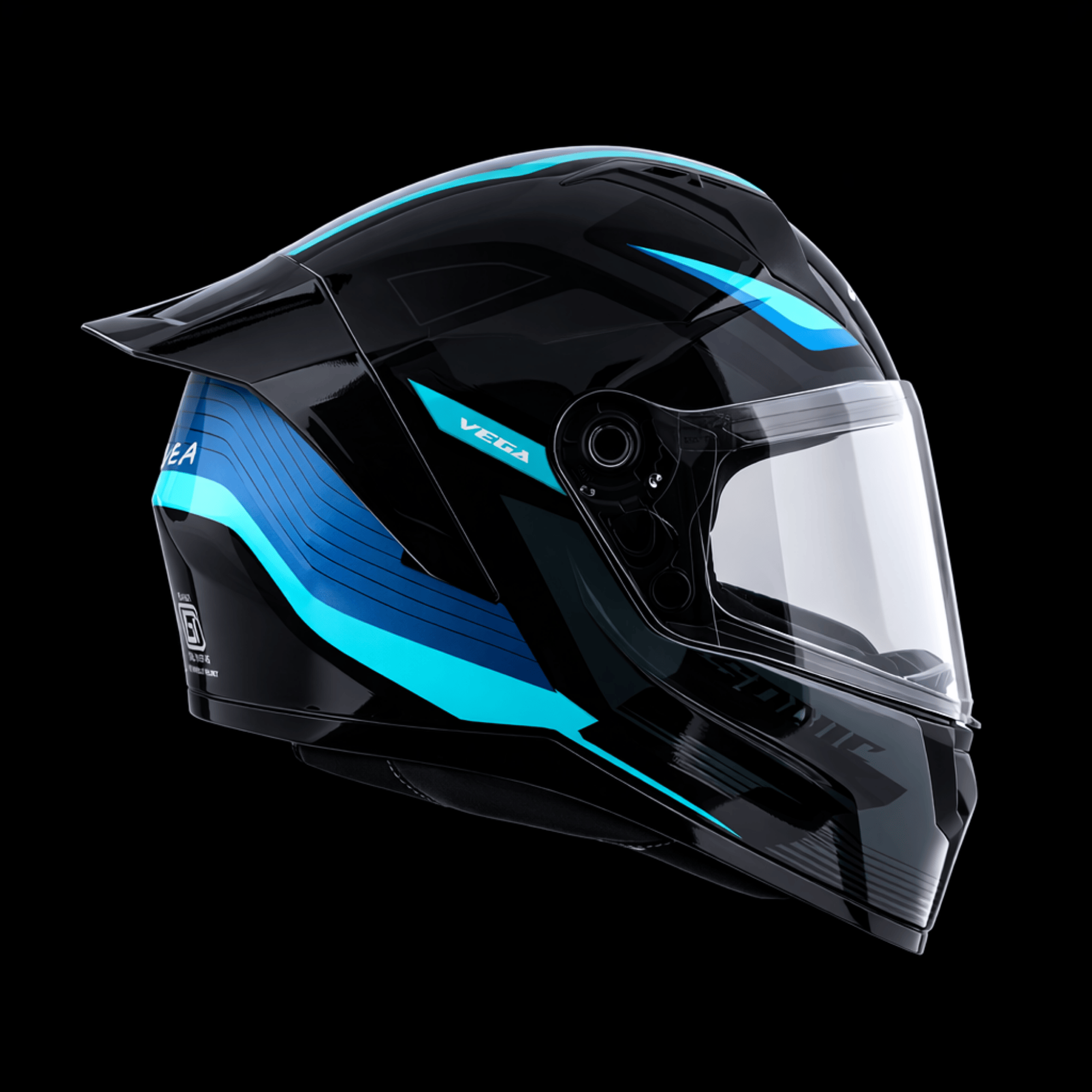 Vega Sonic Trigger Full Face Motorcycle Helmet – Matte Dual Tone