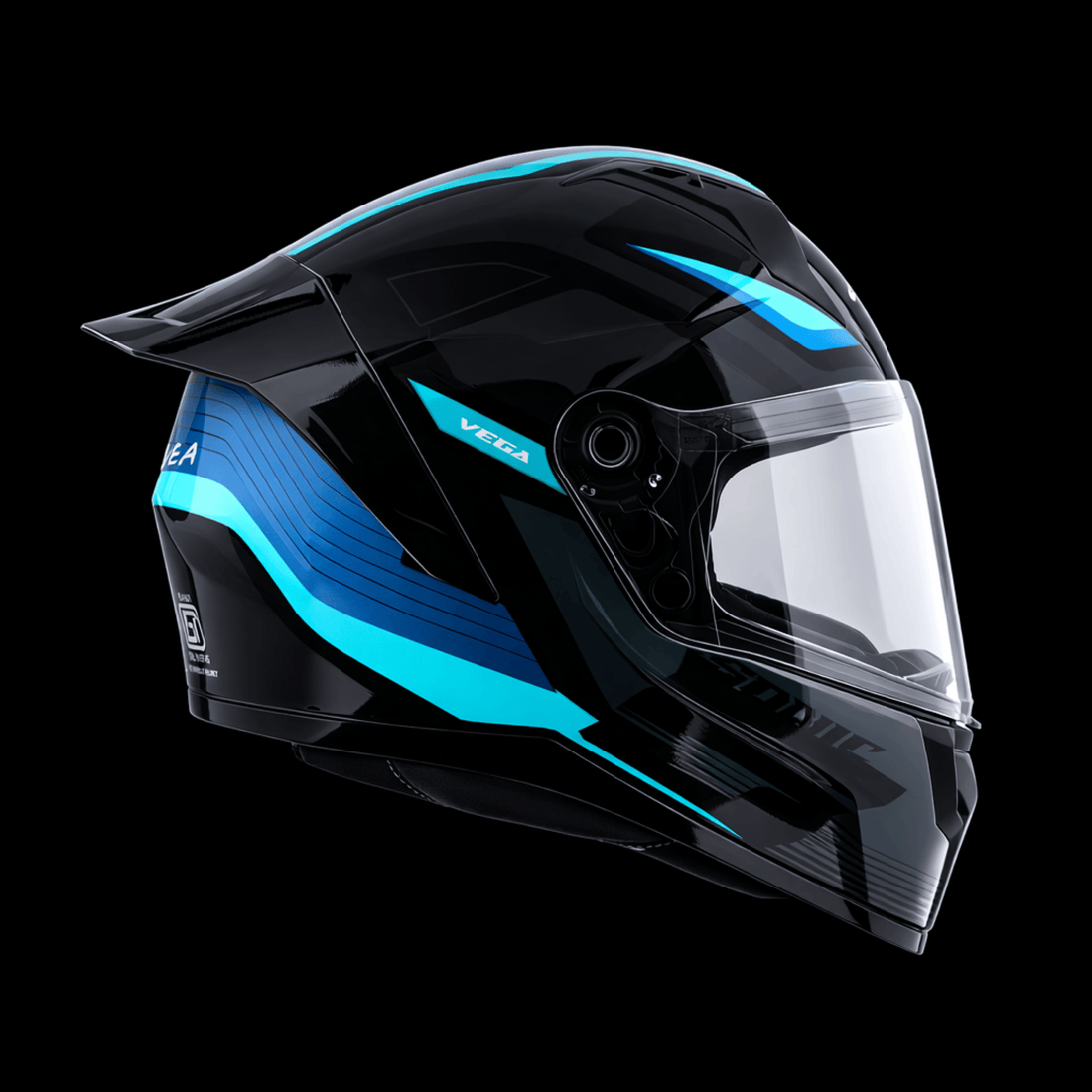 Vega Sonic Trigger Full Face Motorcycle Helmet – Matte Dual Tone