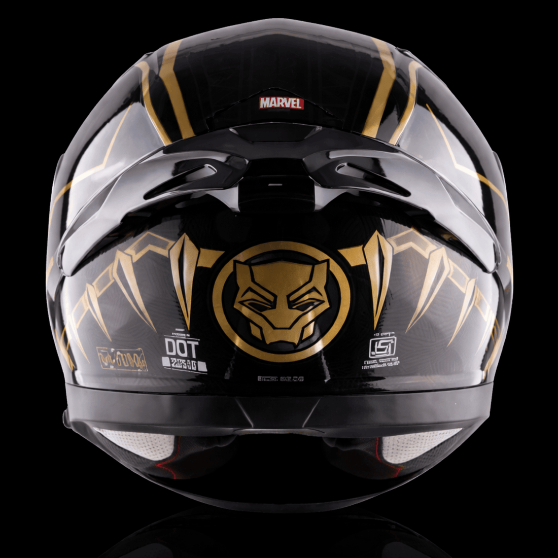 Axor Apex Marvel Black Panther Full Face Helmet – Black Gold